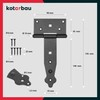 KOTARBAU Cross Hinges, 100-400 mm, Shutter Hinges, Gate Hinges, Door