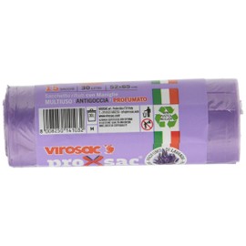 VIROSAC Pack of 15 Lavender Nylon Purple 52 x 0.1 x 65 cm