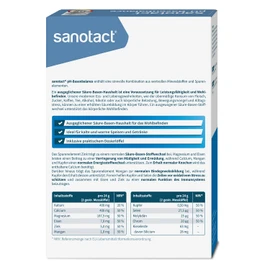 sanotact pH Base Balance Powder (200 g) • For Acid Base Balance with Minerals • Deacidification Treatment with Zinc, Magnesium, etc. • Base Powder for Normal Acid-Base Metabolism