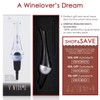 Vintorio Wine Aerator Pourer - Premium Aerating Pourer and Decanter
