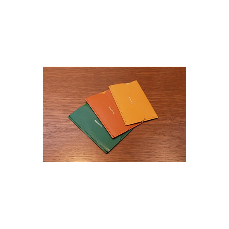 Rondo Workshop Cardridge Dun Business Card Holder, Orange CD308