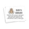 Inkdotpot 30 Bear Jungle Animals Baby Shower Book Request Cards