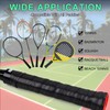 Rolett 12 Pack Tennis Racket Grip Tape, Precut Anti Slip