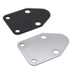 GSKMOTOR SBC Placa de bloque de bomba de combustible cromada