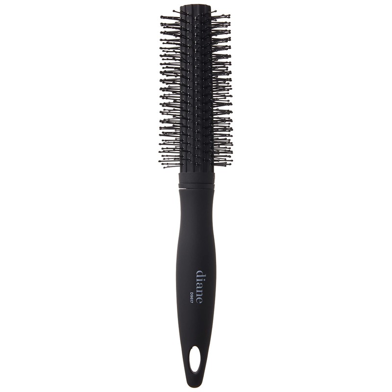 Diane Charcoal Soft Touch Handle Collection Round Brush, 1 Count