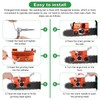 Faankiton Portable Chainsaw Sharpening Tool, Chainsaw Sharpening Kit, Chainsaw Chain