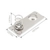 Skweawert 20 PCS AAA/Double-Positive Negative-one Stainless Steel Metal Battery Spring