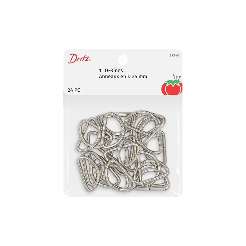 D Rings 1in Nickel