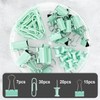 Rumyve 72PCS Binder Clips and Push Pins Set - Office
