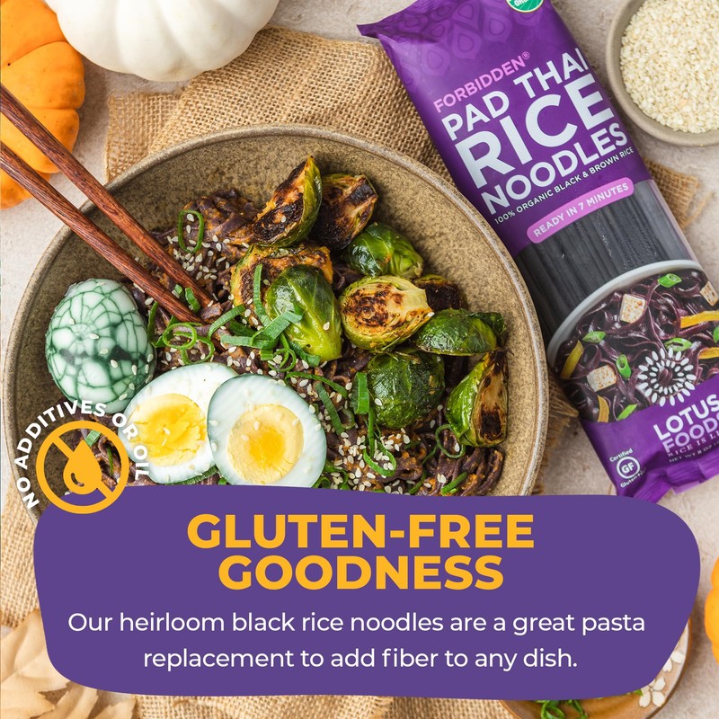 Lotus Foods Organic Forbidden Rice Pad Thai Noodles - Asian