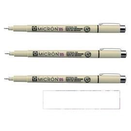 Pigma Sakura MICRON 05 Black Pack of 3 and 1 Card
