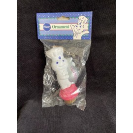 Kurt S. Adler Pillsbury Doughboy 1998 Pink Icing  Ornament New In Packaging