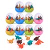 10 Pcs Dinosaur Erasers with Eggs, Mini Cute Dino Erasers