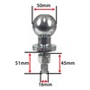 50mm Ball Mini Tractor Quad ATV Tow Drawbar Hitch Pin