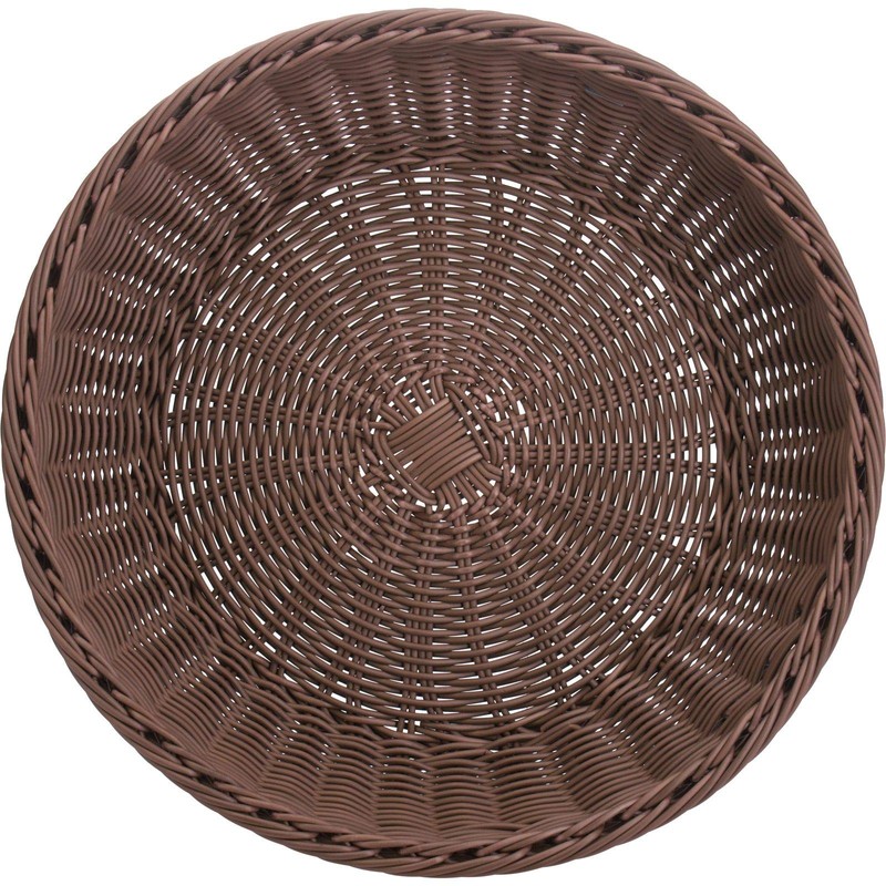 Saleen Round Bowl, polypropylene Brown, 37 x 37 x 9