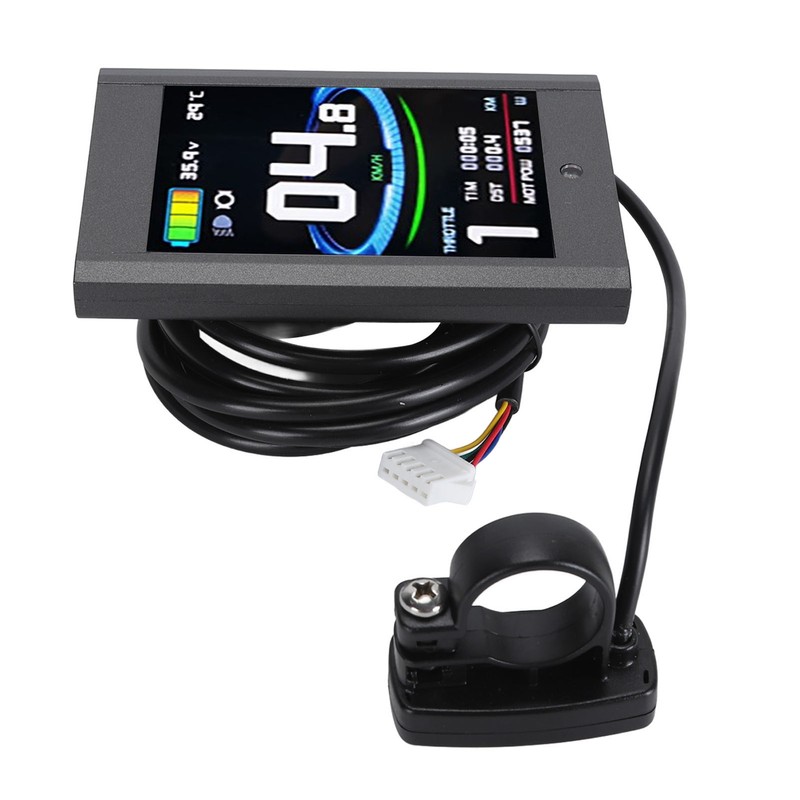Bike Display Panel Waterproof Colorful Portable 5 Pins 24V 36V
