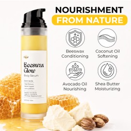 Beeswax Body Serum, Body Moisturizer, Honey Scent, 5.07 fl oz