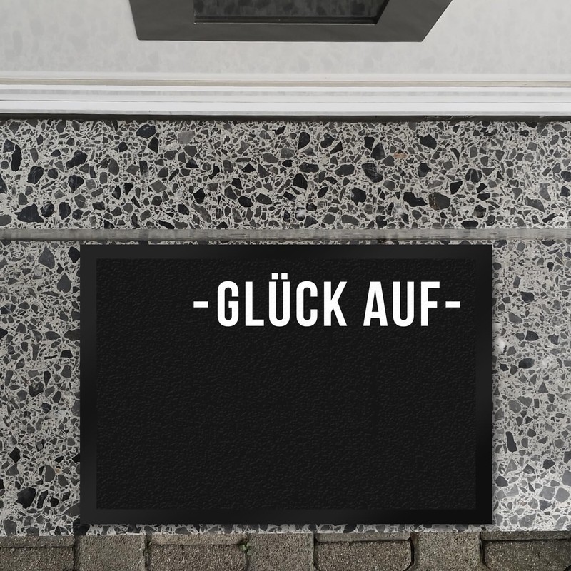 trendaffe Happiness on Dialect Greetings Door Mat XL