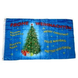 Flag Merry Christmas Tree 90 x 150 cm