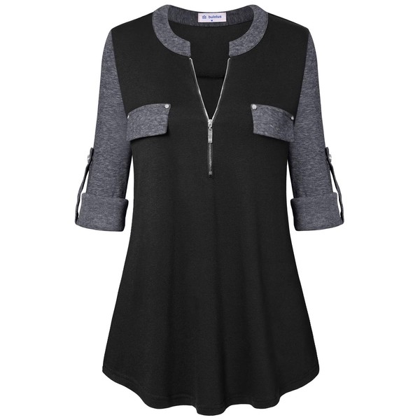 Bulotus Tunic Tops For Leggings For Women Plus Size Shirts