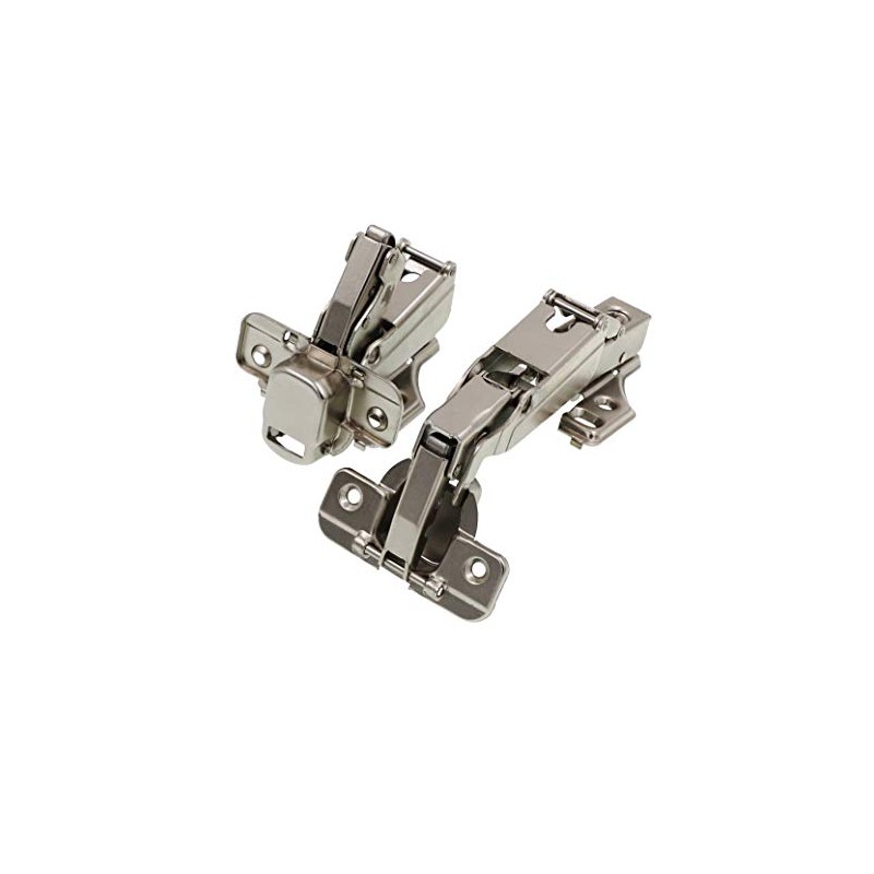 DECOBASICS Lazy Susan, Pie-Corner Kitchen Cabinet Hinge Set for Folding