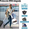 Pack de 2 Cangureras de Viaje Antirrobo con RFID, Ultrafinas