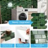 Art3d Peel and Stick Green Wall Tiles – 12"x12" Thicker