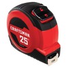 CRAFTSMAN 25-Ft Tape Measure with Fraction Markings, Retractable, Self-Locking Blade