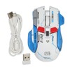Goshyda Ratón Inalámbrico para Juegos, 2.4GCableBluetooth 3 Modos, 4000 dpi,