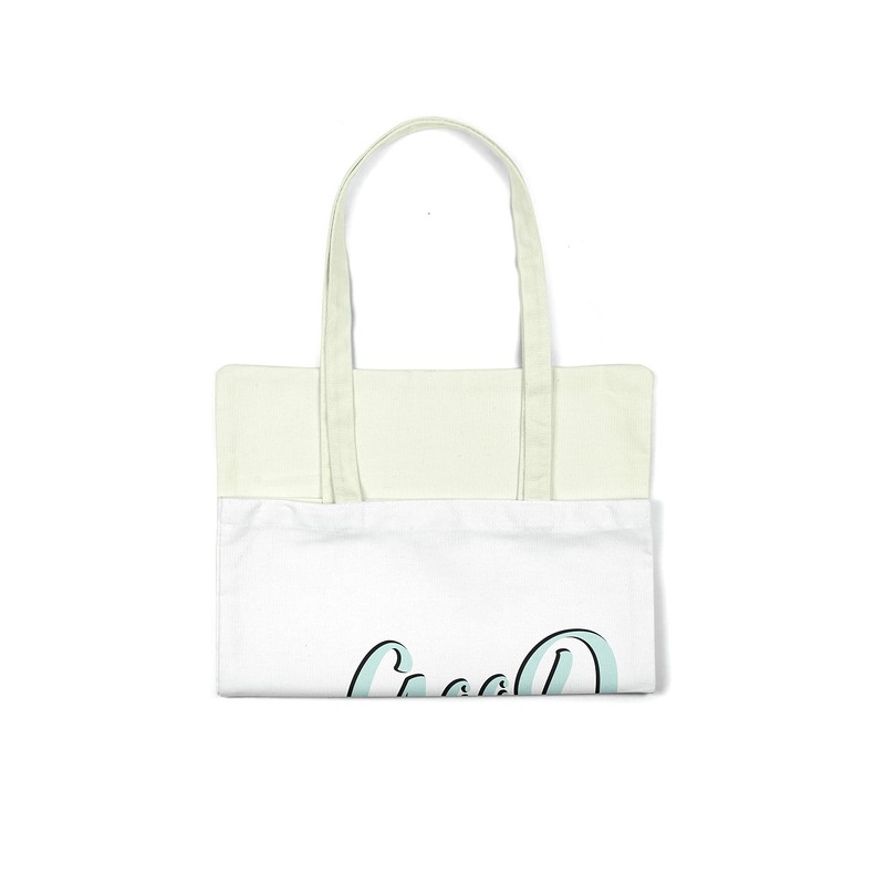 Le Jardin du Lin Bedruckte Einkaufstasche, Tasche, Faltbar, Stofftasche mit