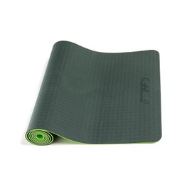 bestshared Non-Slip PVC-Free 72-Inch Thick 6mm Light Weight 2.4 lbs. Two Layer TPE Yoga Mat - Green