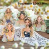 AuriicLeaf Spring Flower Girls PET Stickers Set, 60Pcs Fairy Character