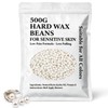 Leaflai 500g Professional Hard Wax Beads for Hair Removal,White
