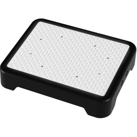 SOYO Mobility One Step Stool, Heavy Duty Indoor Outdoor Non-Slip Small Step Platform Assistive Device for Adult Elderly, Standing Support and Step Riser for Car, Bed, Door, Stair, Bathroom Black-White