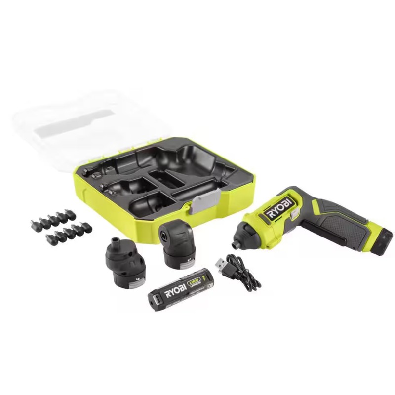 Buho Power Screwdriver Accessory Bundle - USB Lithium Multi-Head Ryobi