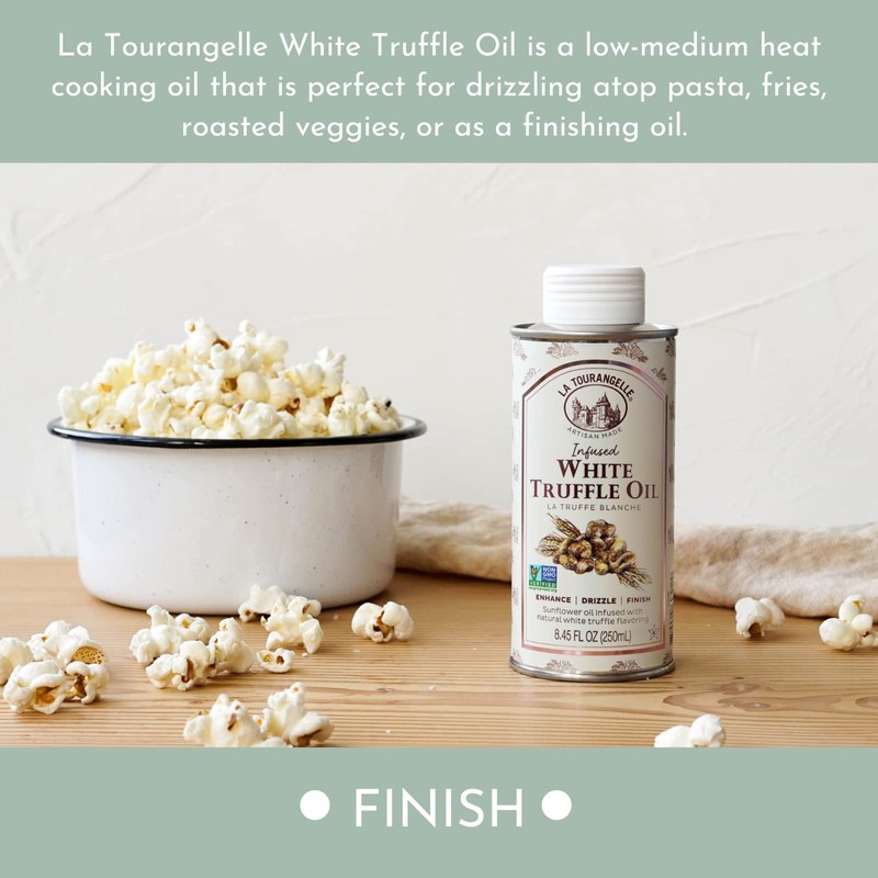 La Tourangelle, White Truffle Oil, Complex Gourmet Earthy Flavor for