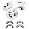 EMEDA Natural Look Magnetic Eyelashes Kit - 2 Pairs Reusable