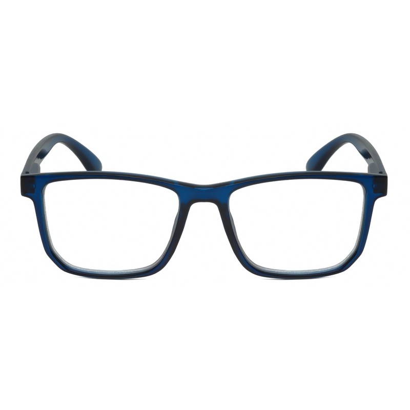 Calabria Unisex Rectangular Reading Glasses with Clear Lenses – R861
