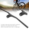 Mountain Bike Handlebars Carbon Fiber Integrated Handlebar Minus 17 Degrees