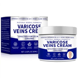 Varicose Veins Cream for Legs - 2025 Varicose Vein Treatment, Spider Vein Cream with Natural Herbal Formula for Women and Men Leg Skin Care