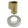 Poolzilla Hand Rail Anchor with Added Escutcheon, 1 Pack, Ladder Anchor and Escutcheon Trim Kit