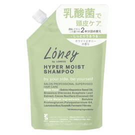 Loney by LONESS Hyper Moisture Concentrated Shampoo Refill, 11.8 fl oz (350 ml)