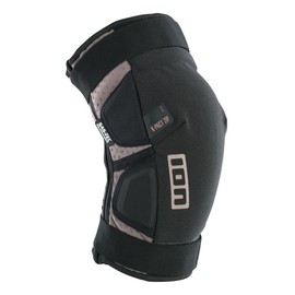 Ion K-Pact Zip Bicycle Knee Pads Black/Gloomy Sand 2024: Size: S
