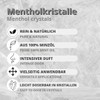 Menthol crystals made from 100% mint oil, 10 g, sauna