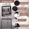 Yousoontic Indoor Gun Racks, Floor Standing Rifle Rack Wooden Freestanding