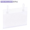 sourcing map Pack of 25 Label Holders with Hanging Buckle