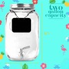 2 Gallon Extra Large Iced Beverage Dispenser – Glass Mason