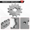 PRO BAT 13t Teeth 17mm 428 Chain Front Sprocket Cog