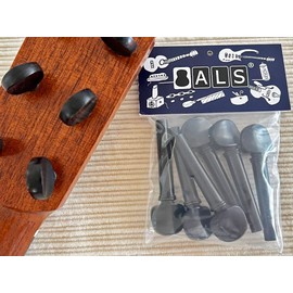 ALS Ebony Flamenco Guitar Friction Pegs - Set of 6