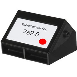 SuppliesMAX Compatible Replacement for Color Laboratories CLM-P769 Red Postage Meter Inkjet - Replacement to Pitney Bowes 769-0